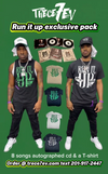 Run it up Exclusive Autographed CD & TSHIRT pack